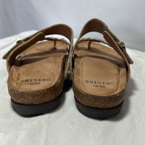 Earth Origins Snakeskin Textured Sandals, 7M - Picture 5 of 7